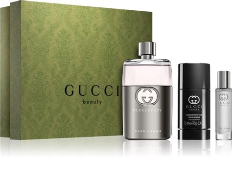 gucci guilty eau de parfum gift set for her|gucci guilty pour homme set.